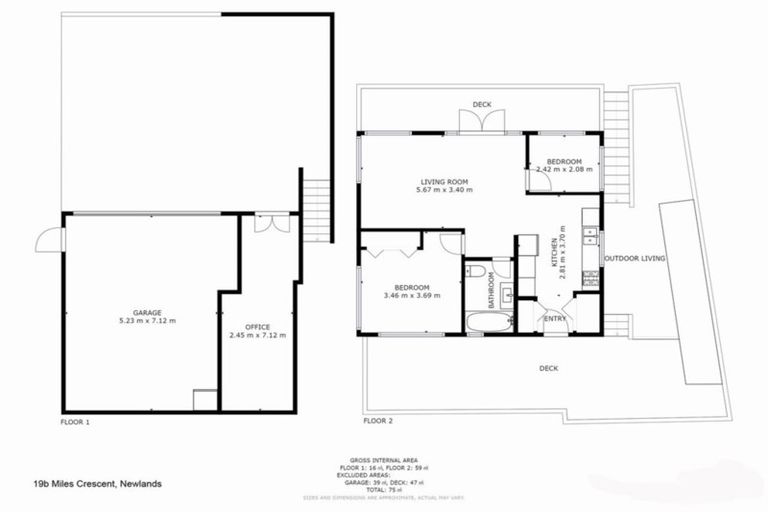 Photo of property in 19b Miles Crescent, Newlands, Wellington, 6037