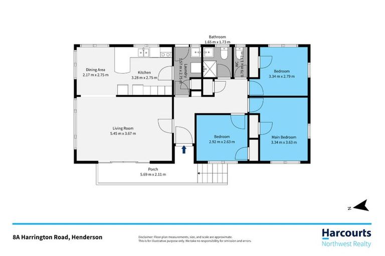 Photo of property in 8a Harrington Road, Henderson, Auckland, 0610