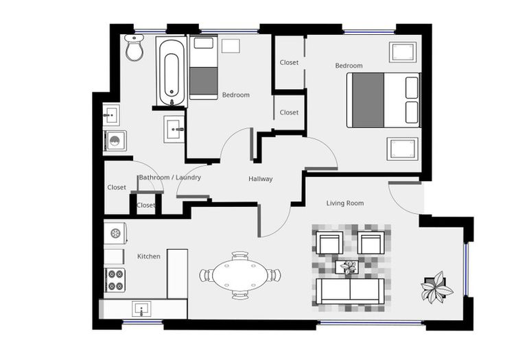 Photo of property in 218u8 Onepu Road, Lyall Bay, Wellington, 6022