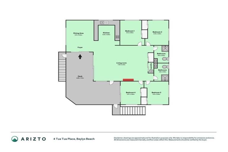 Photo of property in 4 Tua Tua Place, Baylys Beach, 0377