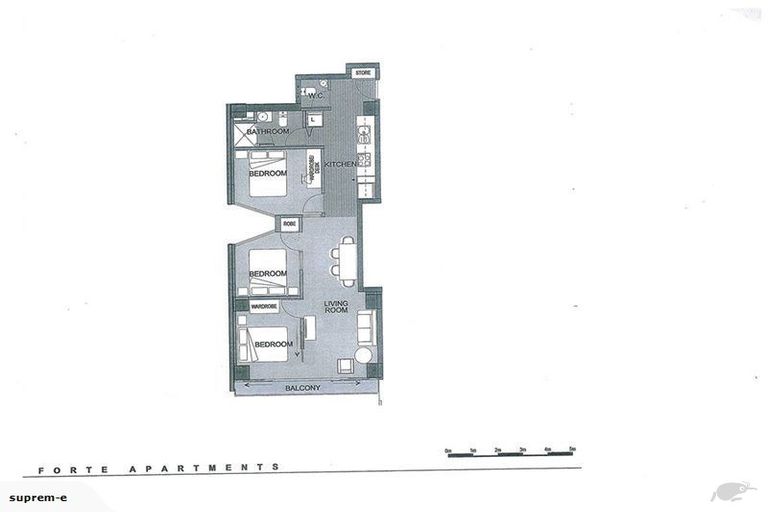 Photo of property in Forte Apartments, 44/13u College Street, Te Aro, Wellington, 6011