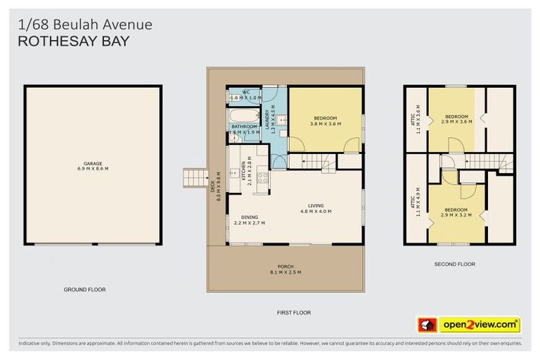 Photo of property in 2/68 Beulah Avenue, Rothesay Bay, Auckland, 0630