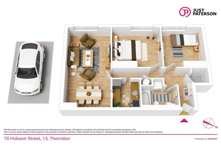 Photo of property in Hobson Court Flats, 13/70 Hobson Street, Thorndon, Wellington, 6011