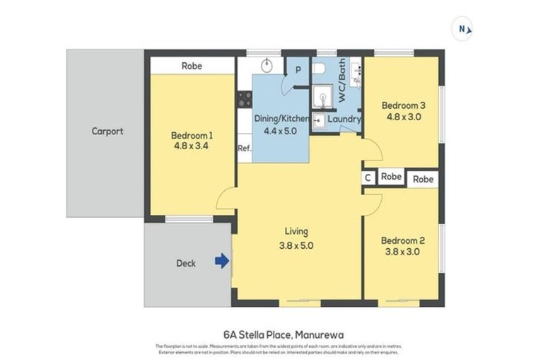 Photo of property in 6a Stella Place, Manurewa, Auckland, 2102