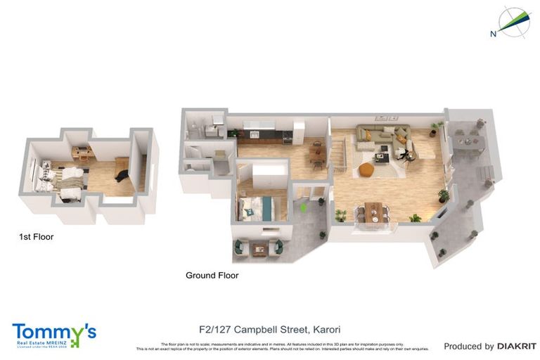 Photo of property in 2/127 Campbell Street, Karori, Wellington, 6012