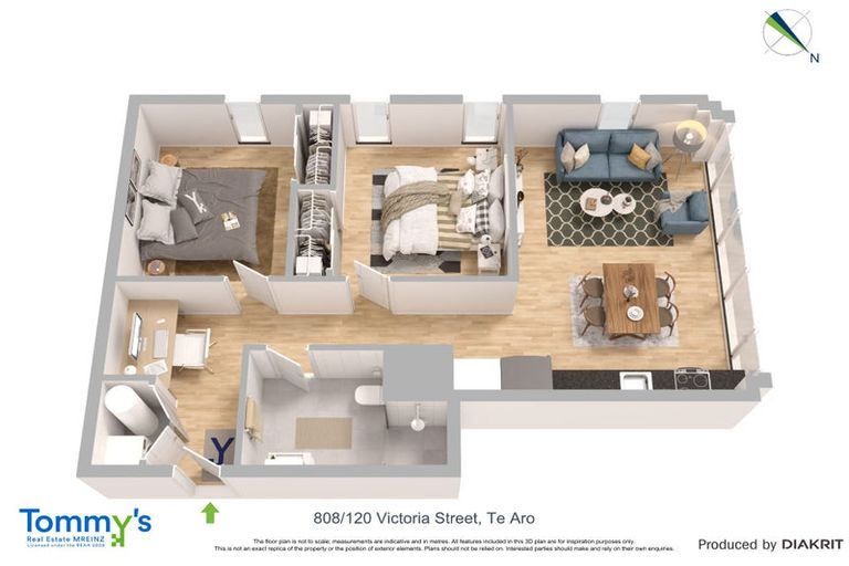 Photo of property in A C Nielsen House, 808/120u Victoria Street, Te Aro, Wellington, 6011