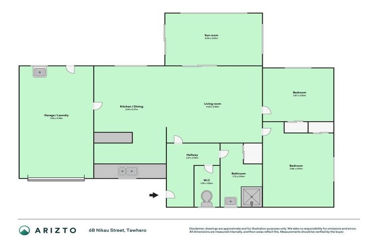 Photo of property in 6b Nikau Street, Tawhero, Whanganui, 4501