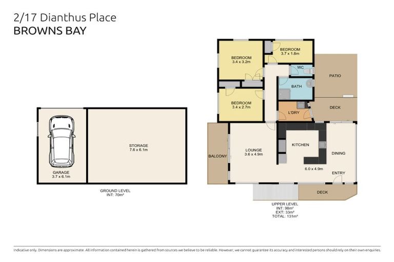 Photo of property in 1/17 Dianthus Place, Browns Bay, Auckland, 0630