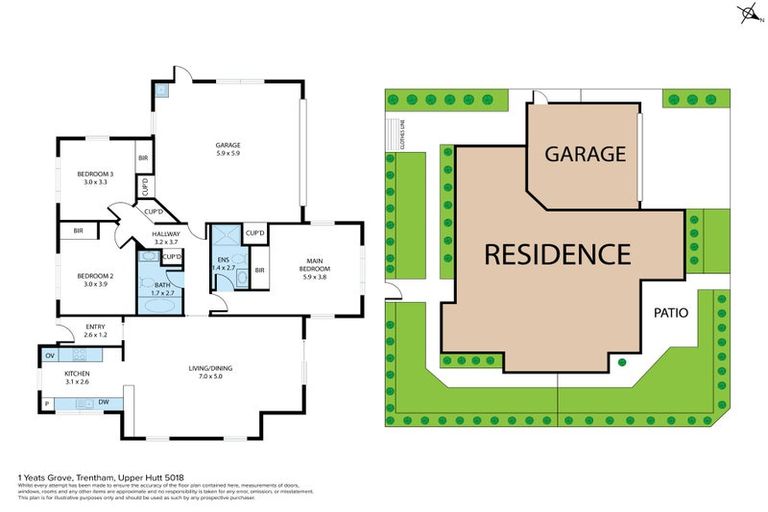 Photo of property in 1 Yeats Grove, Trentham, Upper Hutt, 5018