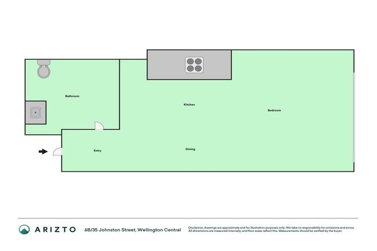 Photo of property in Quest On Johnston, 6/35b Johnston Street, Wellington Central, Wellington, 6011