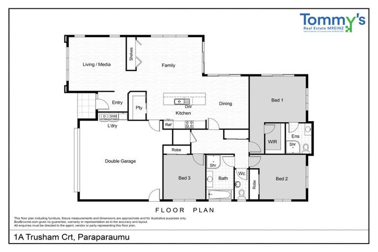 Photo of property in 1a Trusham Court, Paraparaumu, 5032