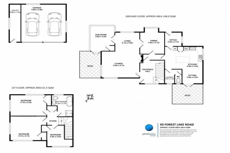 Photo of property in 69 Forest Lake Road, Forest Lake, Hamilton, 3200
