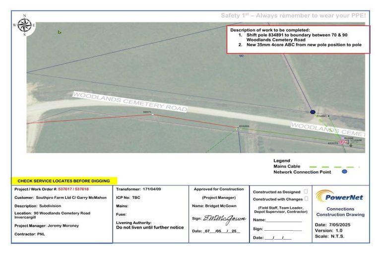 Photo of property in 90 Woodlands Cemetery Road, Woodlands, Invercargill, 9871