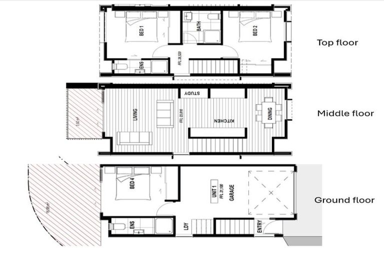 Photo of property in 1/5 Ward Street, Addington, Christchurch, 8024