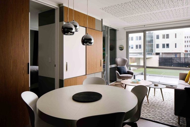 Photo of property in Sanctum Apartment, 10 Ebor Street, Te Aro, Wellington, 6011