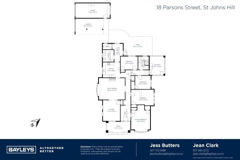 Photo of property in 18 Parsons Street, Saint Johns Hill, Whanganui, 4501