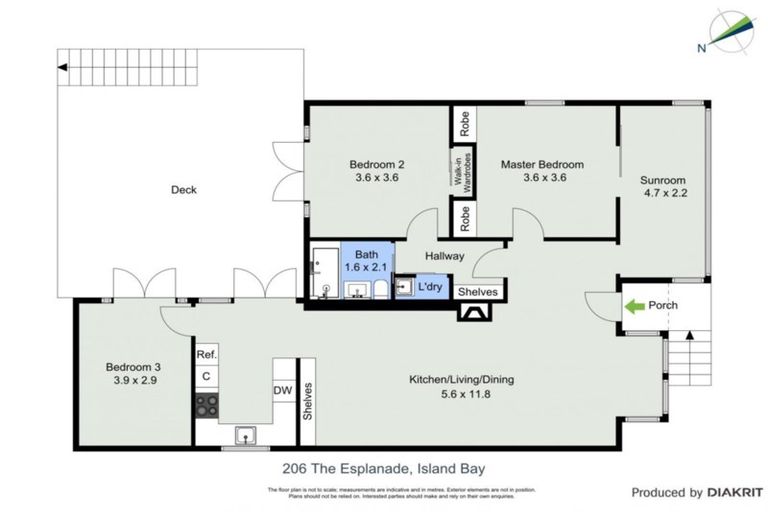 Photo of property in 206 The Esplanade, Island Bay, Wellington, 6023