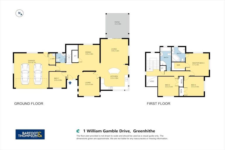 Photo of property in 1 William Gamble Drive, Greenhithe, Auckland, 0632
