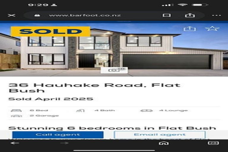 Photo of property in 36 Hauhake Road, Flat Bush, Auckland, 2019