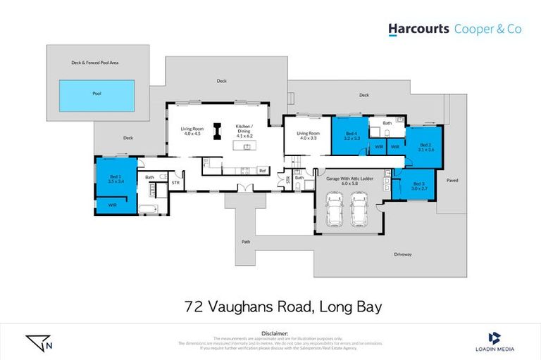 Photo of property in 72 Vaughans Road, Long Bay, Albany, 0792