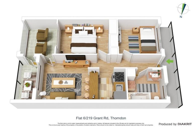 Photo of property in 219f6 Grant Road, Thorndon, Wellington, 6011