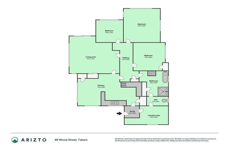 Photo of property in 48 Wood Street, Takaro, Palmerston North, 4410