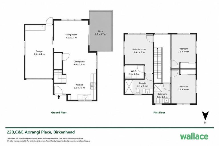 Photo of property in 22e Aorangi Place, Birkenhead, Auckland, 0626