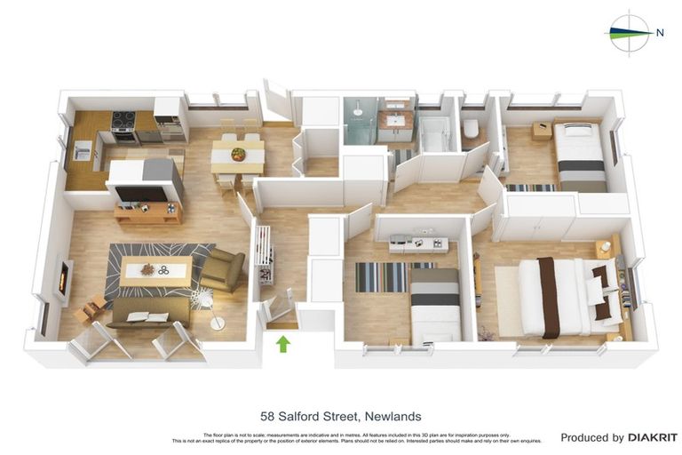 Photo of property in 58 Salford Street, Newlands, Wellington, 6037