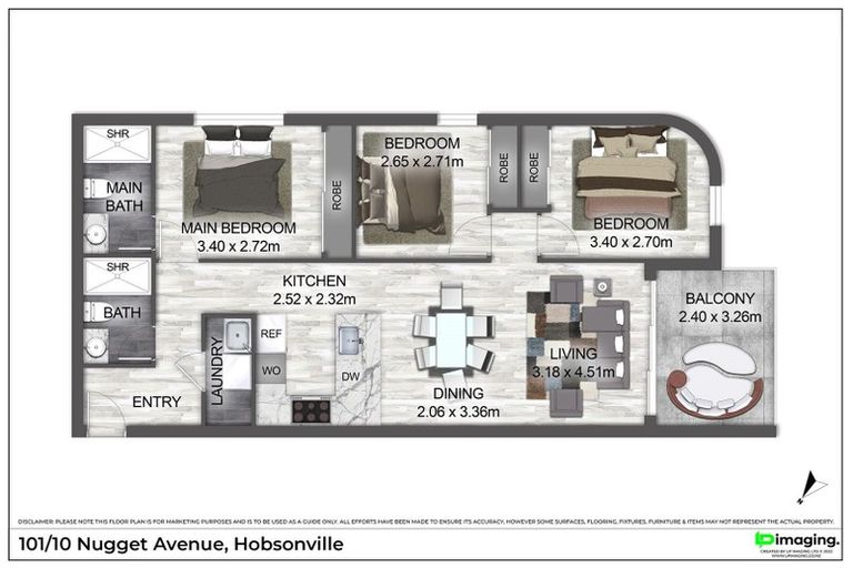 Photo of property in 101/10 Nugget Avenue, Hobsonville, Auckland, 0616