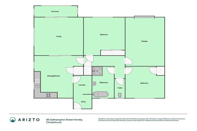 Photo of property in 38 Oakhampton Street, Hornby, Christchurch, 8042