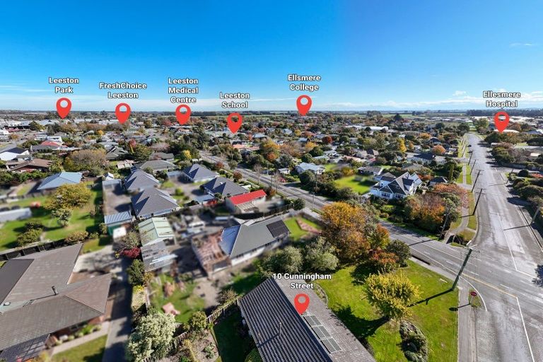 Photo of property in 10 Cunningham Street, Leeston, 7632
