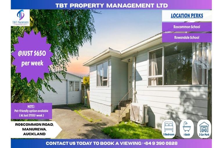 Photo of property in 400 Roscommon Road, Clendon Park, Auckland, 2103