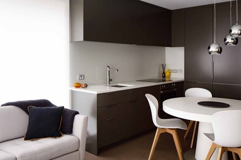 Photo of property in Sanctum Apartment, 10 Ebor Street, Te Aro, Wellington, 6011