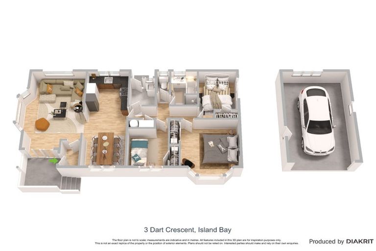 Photo of property in 3 Dart Crescent, Island Bay, Wellington, 6023