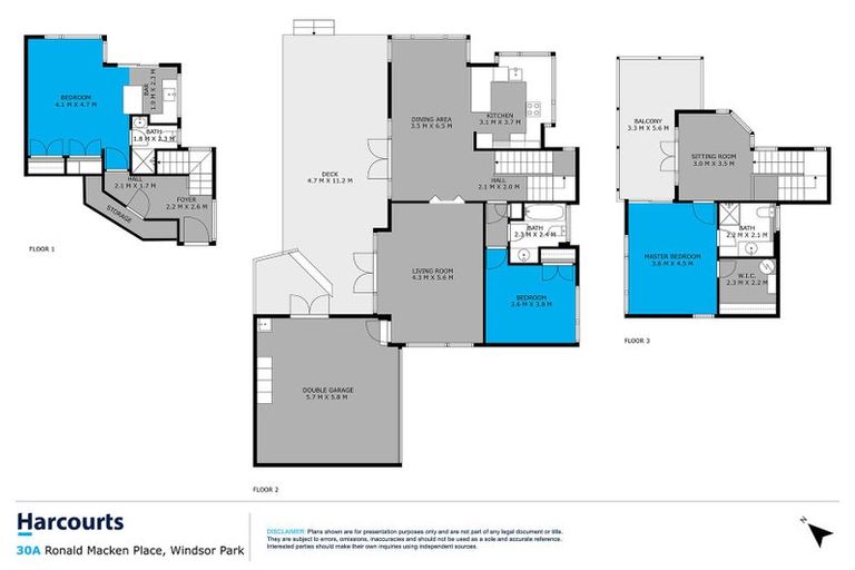 Photo of property in 1/30 Ronald Macken Place, Windsor Park, Auckland, 0632