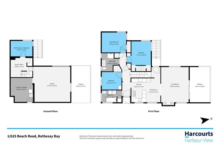 Photo of property in 1/625 Beach Road, Rothesay Bay, Auckland, 0630