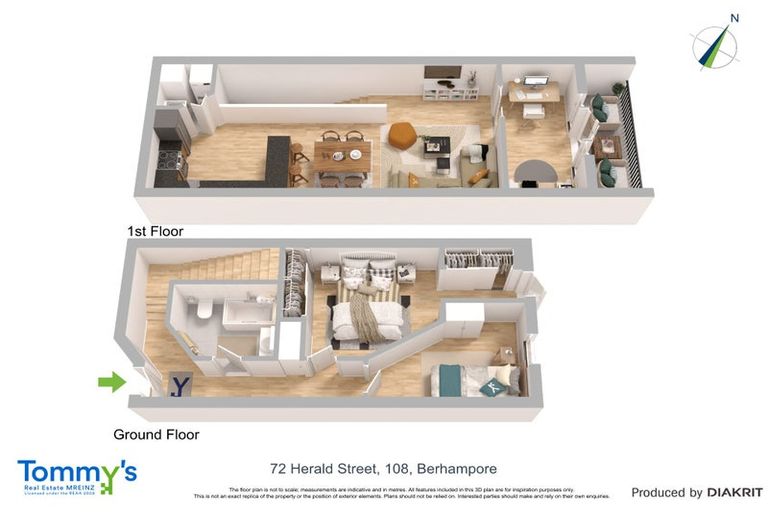 Photo of property in Luxford Villas, 108/72 Herald Street, Berhampore, Wellington, 6023