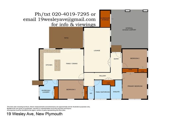 Photo of property in 19 Wesley Avenue, Frankleigh Park, New Plymouth, 4310