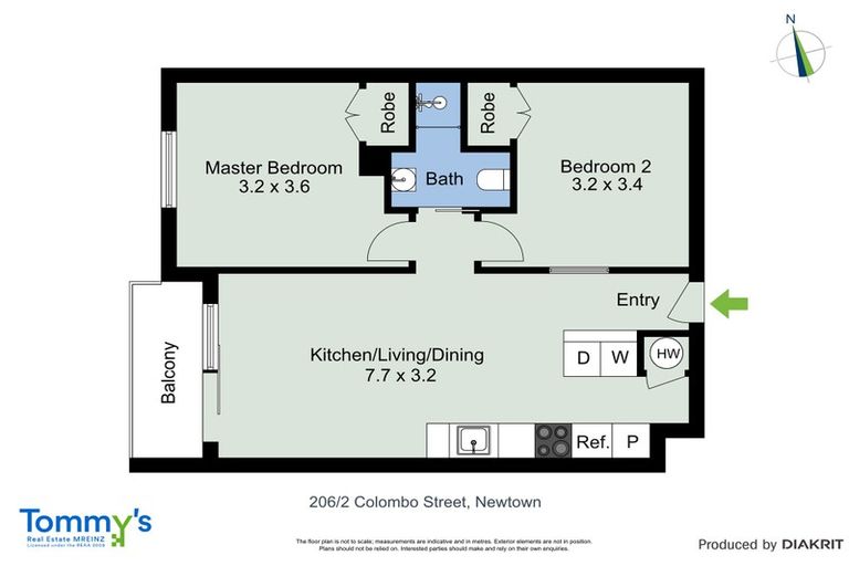 Photo of property in 206/2 Colombo Street, Newtown, Wellington, 6021