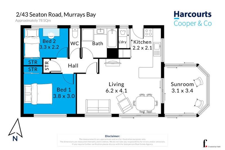 Photo of property in 2/43 Seaton Road, Murrays Bay, Auckland, 0630