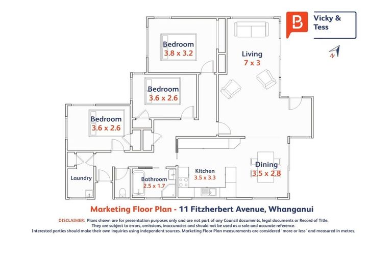 Photo of property in 11 Fitzherbert Avenue, Springvale, Whanganui, 4501