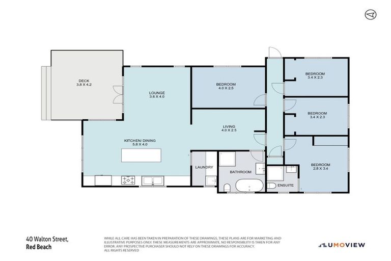 Photo of property in 40 Walton Street, Red Beach, 0932