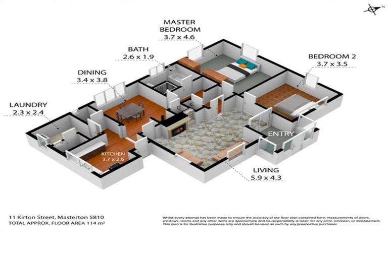 Photo of property in 11 Kirton Street, Masterton, 5810