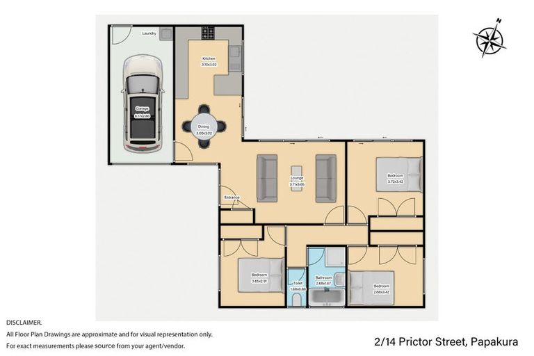Photo of property in 2/14 Prictor Street, Papakura, 2110