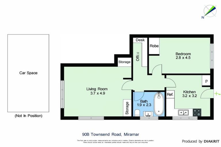 Photo of property in 90b Townsend Road, Miramar, Wellington, 6022