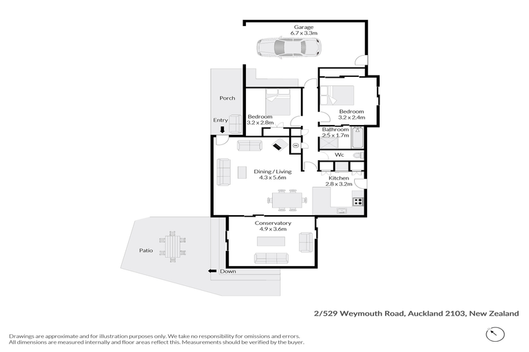 Photo of property in 2/529 Weymouth Road, Weymouth, Auckland, 2103