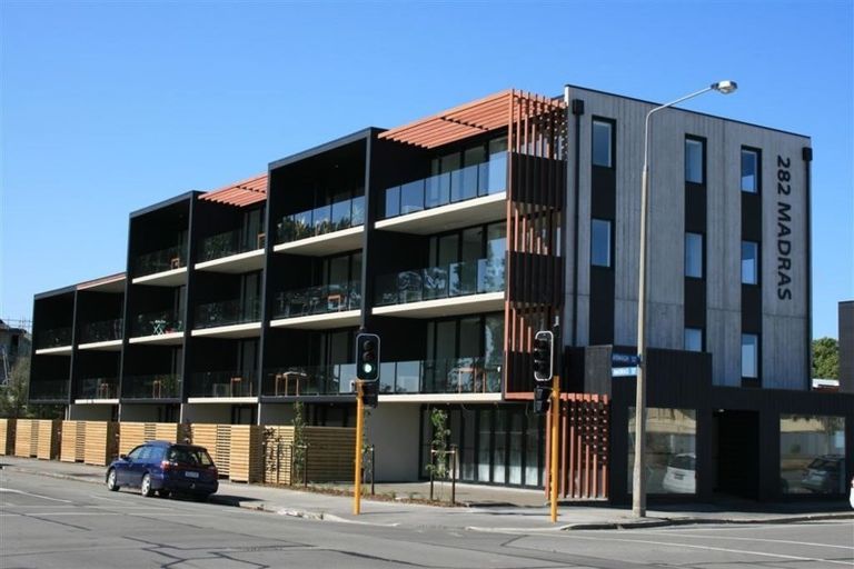 Photo of property in Leicester Executive Apartments, 108/282 Madras Street, Christchurch Central, Christchurch, 8011