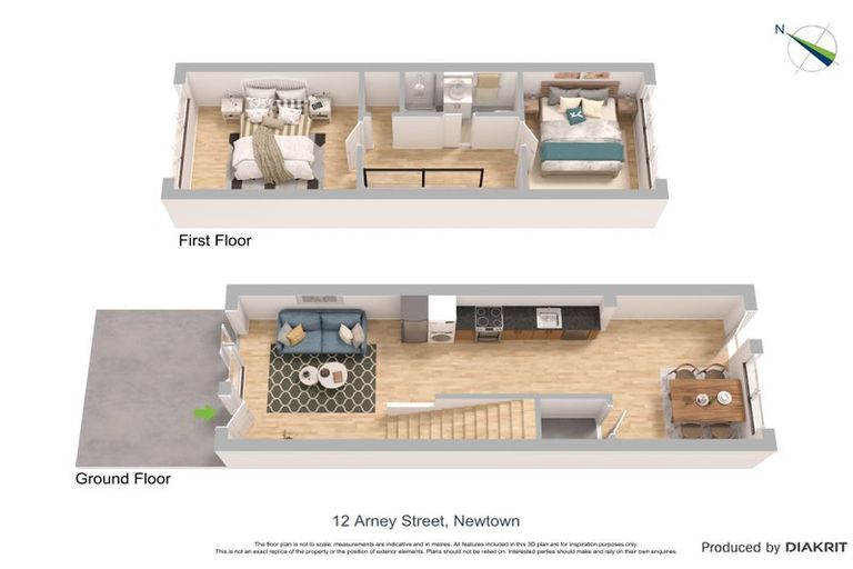 Photo of property in Aniva Terrace, 12 Arney Street, Newtown, Wellington, 6021