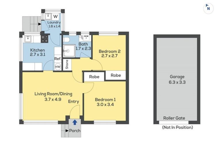 Photo of property in 1/12 Liston Street, Northcote, Auckland, 0627