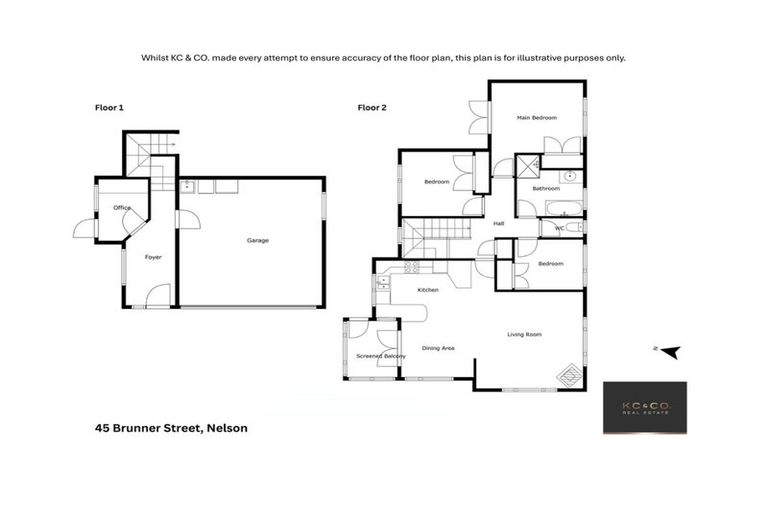 Photo of property in 45 Brunner Street, Nelson South, Nelson, 7010